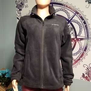 Women's Black Fleece Columbia Jacket Size Large